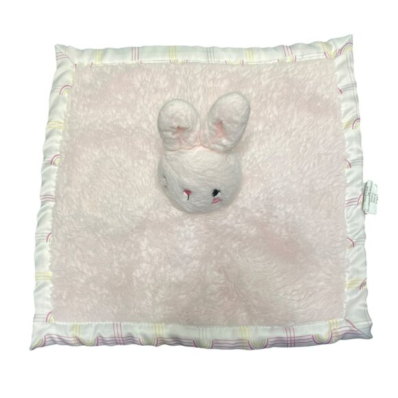 Parents Choice Pink Bunny Rabbit Security Blanket Lovey Satin - Picture 3 of 9